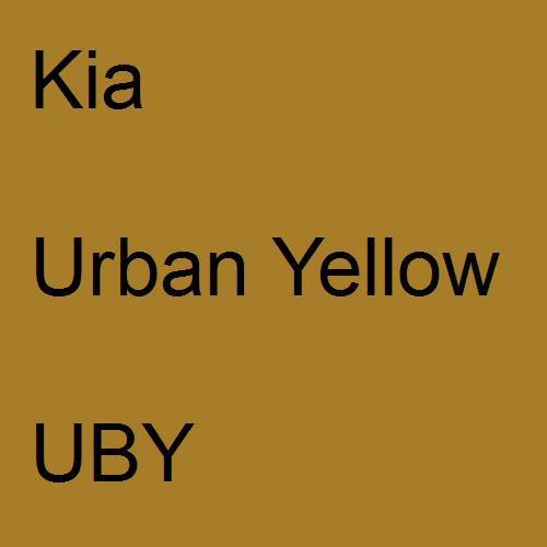 Kia, Urban Yellow, UBY.